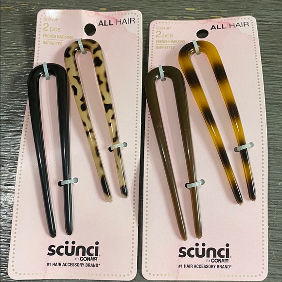 Scunci French Hair Pins Set - Picture 1 of 3